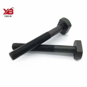 Wholesale Black <strong>T</strong>-Type <strong>Bolts</strong> 4.8/8.8 Grade High Strength for Aluminum Profile Frame Mechanical Equipment Hot-Dip - Product Image 1