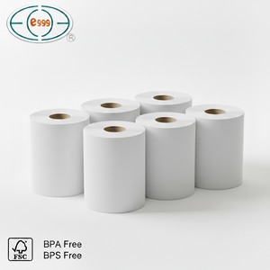 Papel térmico resistente a la decoloración para cajeros, rollo de papel térmico de 3 1/8" × 230, papel termosensible para sistema POS - Product Image 1