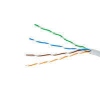 Produsen cat5 cat6 end pass rj45 melalui lubang CCA sftp kucing 5e kabel jaringan 23awg kabel kustom ethernet