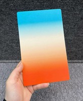 FONLYU Films de protection arrière dégradés 190*120mm semi-transparents pour téléphones, autocollants décoratifs pour machine de découpe illimitée