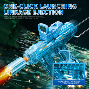 2025 Mini uzi điện tử tự động súng lục nước đồ chơi mới ngoài trời Trò chơi bắn súng bán buôn trẻ em mõm ngọn lửa mõm ngọn lửa - Product Image 2