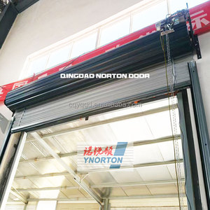 Porte graphique industrielle en acier et en plastique roulante <span class=keywords><strong>électrique</strong></span> et manuelle au design moderne Porte enroulable bon marché en gros - Product Image 3