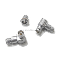 Connecteur coaxial haute tension WAKEN S-LAF FFB.1S.05 1P BNC en laiton 10A 12V, 1 cœur, mâle, IP50, rond, pour applications aérospatiales, soudage par ultrasons