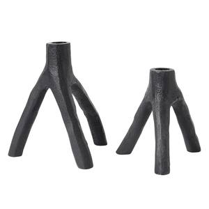 Grand bougeoir pour centre de Table, décoration de la maison, chandelier Antique noir, stand à vendre - Product Image 4