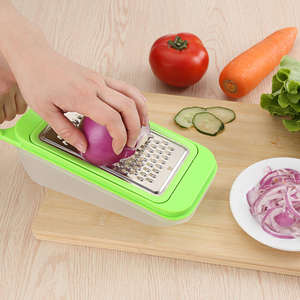 מלאי חדש הגעה רב תפקודי 4 ב 1 נירוסטה מקצועי פומפייה מזון ופר פומפייה מטבח חד מכונת גילוח - Product Image 6