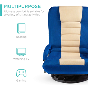 Chaise <span class=keywords><strong>de</strong></span> <span class=keywords><strong>jeu</strong></span> pivotante en tissu moderne ALINUNU 360 degrés, culbuteur <span class=keywords><strong>de</strong></span> sol polyvalent, fonction <span class=keywords><strong>de</strong></span> refroidissement pliable, prix <span class=keywords><strong>de</strong></span> gros pour la télévision - Product Image 3