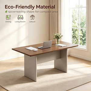 Mesa de Conferencia Personalizable para Oficina, Mueble Comercial de Madera Duradero y Ecológico, Adecuado para Oficinas en Casa y Salas de Estar - Product Image 2