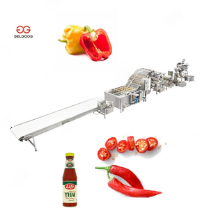 Línea de Producción de Salsa de Pimiento Picante a Pequeña Escala, Máquina para Hacer Pasta de Chile Rojo, Línea Completa de Procesamiento - Product Image 1