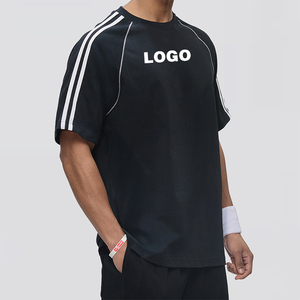 T-Shirt Estiva Personalizzata 240gsm Hasselblad Stripei Stile Street Unisex Manica Corta con Stampa Grafica DTG Serigrafia Oversize - Product Image 1