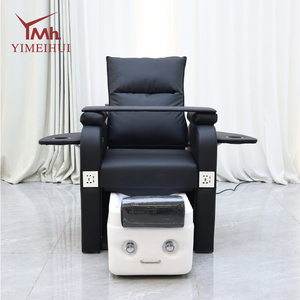 Sillón de Pedicura Eléctrico Reclinable Moderno <span class=keywords><strong>con</strong></span> Portavasos, Carga USB y Masaje para Manicura en Salones de Uñas - Product Image 2