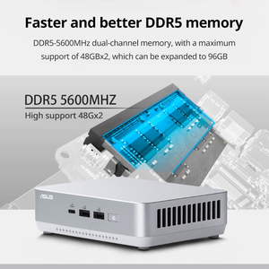 كمبيوتر NUC 14 <span class=keywords><strong>Pro</strong></span> + Mini مع Win11 كمبيوتر منزلي Intel Core Ultra 9 7 Ultra 5 Intel Arc GPU جديد مع مقابس CN - Product Image 2