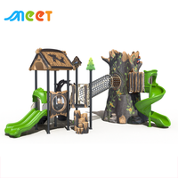 Équipement de terrain de jeux extérieur sur le thème de la forêt pour les centres de villégiature MT-FSW007