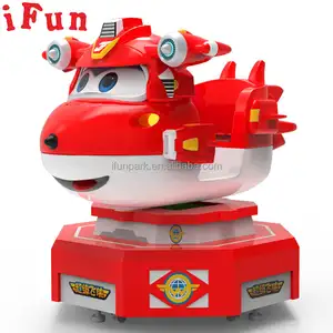 Hot Sale Luxury Fiberglass Super Wings Lifter Jett Kiddie Rides Arcade Coin Operated Game Machine