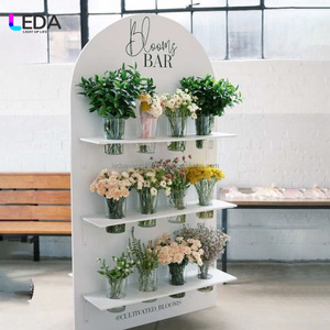 Lida ฉากหลังอะคริลิคบาร์บานออกใหม่ฉากหลังรับผนังสำหรับตกแต่งงานแต่งงาน - Product Image 4