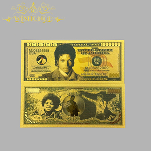 Uang Kertas Jask-son Amerika Populer 2026 Berlapis Emas 24K untuk Koleksi - Product Image 3