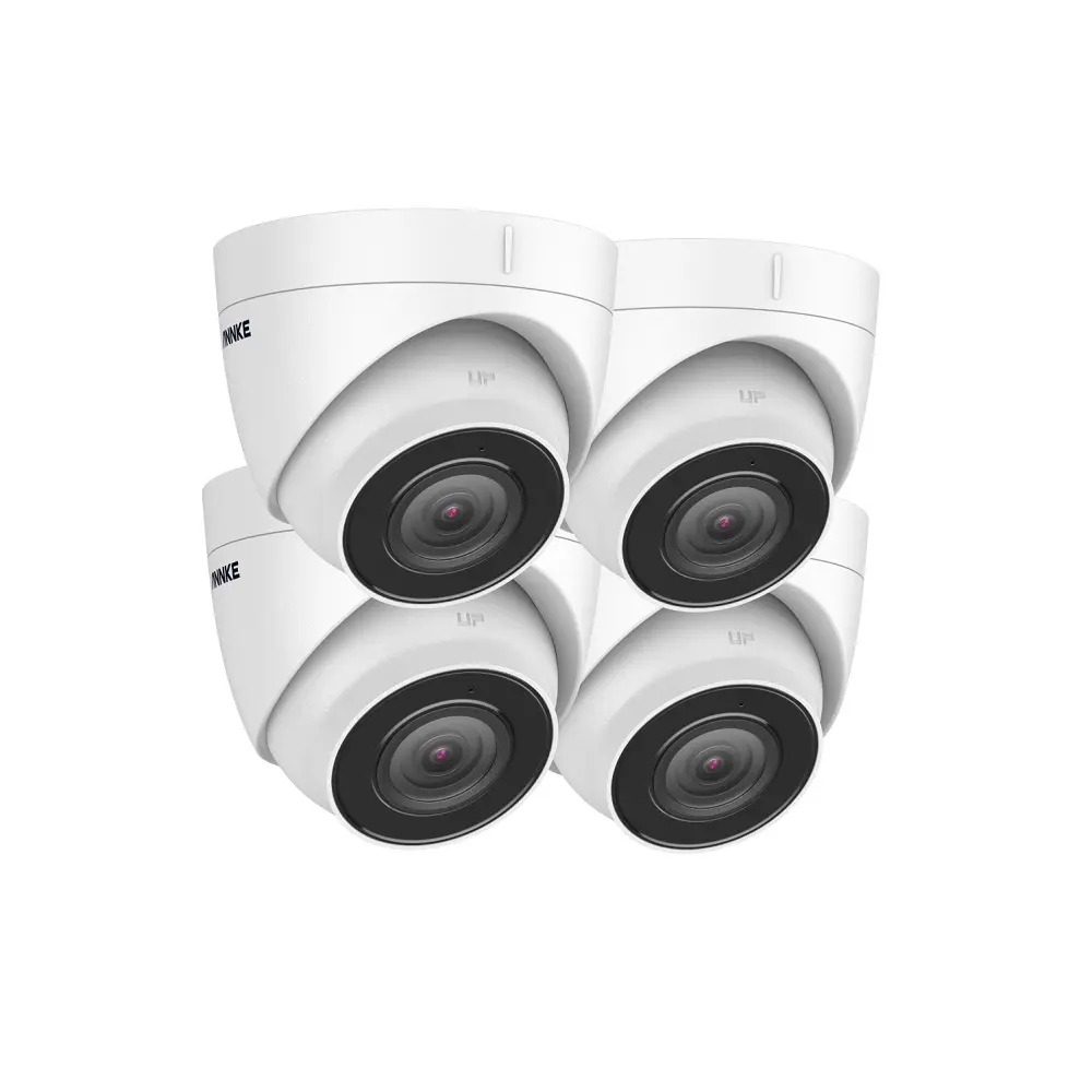 ANNKE Home 4K Ultra HD Video IP Camera Kit 4pcs POE 8Mp Security CCTV Surveillance System Camera Set for NVR System
