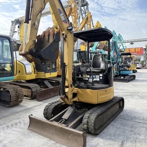 Mini-excavatrice sur chenilles hydraulique CAT 303C CR d'occasion, 3 tonnes, ultra-compacte, faible nombre d'heures de fonctionnement, petite micro-pelle, d'origine américaine - Product Image 3