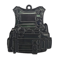 Llavero de aleación ecológico superventas transfronterizo con diseño de dibujos animados para vehículos todoterreno, modelo 006, en stock, armadura corporal