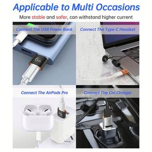 Metal <b>USB</b> 3.1 Type C to <b>USB</b> 3.0 <b>Adapter</b> <b>USB</b> C to a Male to Female for S8 S8+ S9 OTG Type C to <b>USB</b> Converter - Product Image 3