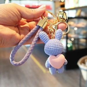 Llavero de Acero Inoxidable con Diseño de Oso de PVC, Lindo Oso de Dibujos Animados en 3D, Moda Personalizada, Diseño Personalizado, Amuleto para Bolso, Regalo para Parejas, Animal - Product Image 6