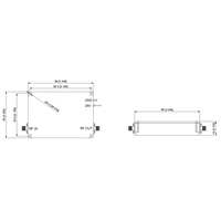 Amplificateur de puissance RF micro-ondes 2W, gain 45dB, puissance de sortie 33dBm, 0,3-6GHz, fabriqué en Chine, disponible en stock et personnalisable