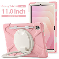 Étui robuste antichoc pour tablette Samsung Galaxy Tab S11 X730/X736B 11 pouces 2025 avec béquille et protection renforcée