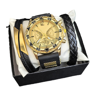 ISapromo <span class=keywords><strong>Regalos</strong></span> Reloj <span class=keywords><strong>de</strong></span> pulsera <span class=keywords><strong>Hombres</strong></span> con 2 Pulseras <span class=keywords><strong>de</strong></span> Moda Adecuado <span class=keywords><strong>para</strong></span> <span class=keywords><strong>hombres</strong></span> <span class=keywords><strong>jóvenes</strong></span> Juego <span class=keywords><strong>de</strong></span> regalo <span class=keywords><strong>de</strong></span> <span class=keywords><strong>cumpleaños</strong></span> Correa <span class=keywords><strong>de</strong></span> silicona <span class=keywords><strong>de</strong></span> moda - Product Image 1