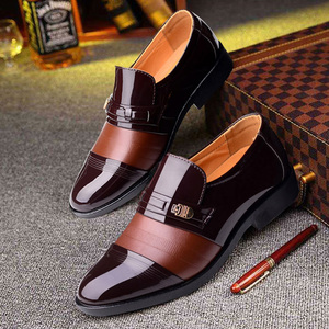 Chaussures de sécurité en cuir pour hommes, mocassins d'été et d'automne, chaussures habillées décontractées pour la conduite - Product Image 5