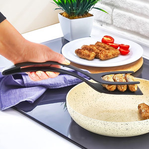 ที่คีบแบบ2 in 1ที่คีบและพลิกได้คลิปหนีบไข่แพนเค้กไข่เจียวพลิกด้วยไนลอนไม้พายแพนเค้ก - Product Image 3