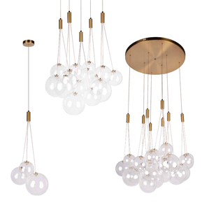 <span class=keywords><strong>Lustre</strong></span> moderne <span class=keywords><strong>en</strong></span> <span class=keywords><strong>verre</strong></span> pour salon, chambre à coucher, hôtel, luminaire suspendu linéaire à bulles, <span class=keywords><strong>boule</strong></span> de <span class=keywords><strong>verre</strong></span> - Product Image 4