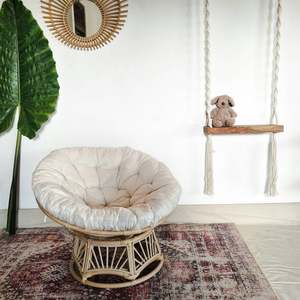 Rattan <b>Kids</b> Chair Armchair Toddler Outdoor Furniture <b>Garden</b> <b>Set</b> Bamboo - Product Image 1