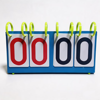 Tableau de scores sportif à bascule 4 chiffres en fer pour le badminton, le volley-ball et le basketball