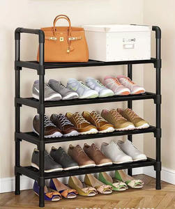 <span class=keywords><strong>ชั้น</strong></span>วางรองเท้าโลหะอุปกรณ์จัดระเบียบกันฝุ่น<span class=keywords><strong>แบบ</strong></span>ประกอบง่ายหลาย<span class=keywords><strong>ชั้น</strong></span>สำหรับประตูบ้านหอพักสำนักงานราคาประหยัด - Product Image 1