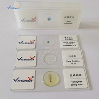 5pcs Biological Slides Specimen Storage Plastic Box Prepared Microscopic Plastic Prepared Slides Box