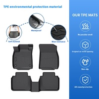Tapis de sol de voiture TPE à conduite à droite personnalisés pour GWM Cannon Alpha RHD tapis antidérapant modèle IX35 fabriqué pour l'Europe et l'Australie