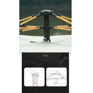 Tenda Oxford Spaziosa con Una Camera da Letto <span class=keywords><strong>per</strong></span> 2-3 Persone, Apertura Rapida Automatica, Tenda Estensibile <span class=keywords><strong>per</strong></span> Avventure all'Aperto, Vendita all'Ingrosso - Product Image 4