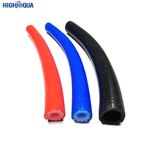 Пищевой полиэфирный армированный силиконовый шланг с оплеткой - Product Image 1