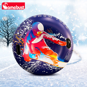 Tubo de nieve inflable Samebust de 47 pulgadas, material grueso, juguete de esquí de invierno para adultos, uso en exteriores - Product Image 4
