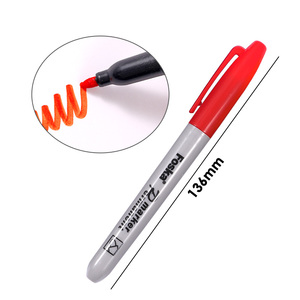 Consegna Rapida 6/12 Pezzi Pennarelli Colorati Permanenti Indelebili con <span class=keywords><strong>Punta</strong></span> <span class=keywords><strong>Fine</strong></span> per Scrittura Dettagliata e Linee Precise - Product Image 2