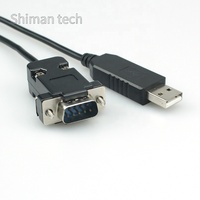 Cable Adaptador USB a DB9 Macho Serial RS232