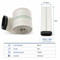 Selang Pemadam Kebakaran 65mm 16 Bar Tekanan Tinggi PVC Karet dengan Kopling 25m
