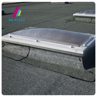 Feuille solide claire de polycarbonate de toit de dôme bon marché de bonne qualité pour le puits de lumière de dôme