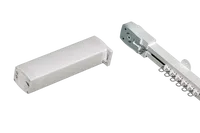 Système de rideaux motorisés intelligents en aluminium Tuya avec kit complet de rail intelligent à longueur réglable DIY PST-GM46