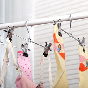 Percha metálica rectangular para pantalones, organizador de ropa para uso doméstico con revestimiento antideslizante, 32g, fabricada en Zhejiang. - Product Image 2
