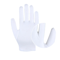 Gants d'étiquette blancs fins en coton pour les serveurs, les conducteurs, les travailleurs de la bijouterie, les mitaines, l'absorption de la sueur