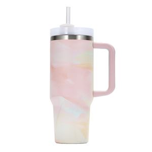 Hot Phong Cách Giảm Giá Lớn Chân Không Cách Điện Du Lịch Cốc Cốc Tự Động 40Oz Hai Lớp Phích Cốc Cốc Bằng Thép Không Gỉ Với Xử Lý - Product Image 3