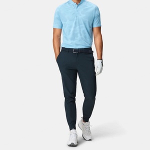 Pantalon de jogging de golf pour jeunes, coupe ajustée, léger, imperméable, anti-UV, avec revers extensibles, kaki, pour temps froid, grandes tailles - Product Image 2