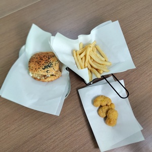 Bán buôn không thấm mỡ giấy tùy chỉnh in logo bột giấy gói thực phẩm bánh sandwich bánh mì Cookie tùy chỉnh in logo Kích thước nhà sản xuất - Product Image 2