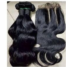Paquetes de cabello humano indio Cabello de templo sin procesar virgen natural Extensiones de cabello de calidad premium Paquetes ondulados naturales - Product Image 4