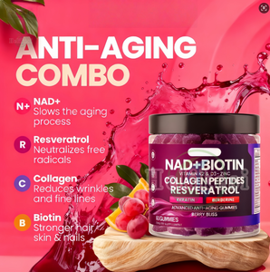 อาหารเสริมไบโอตินเบอร์เบอรีน Nad + มีวิตามินนิโคตินาไมด์ริบูไซด์สนับสนุนการทำหมากฝรั่ง - Product Image 3